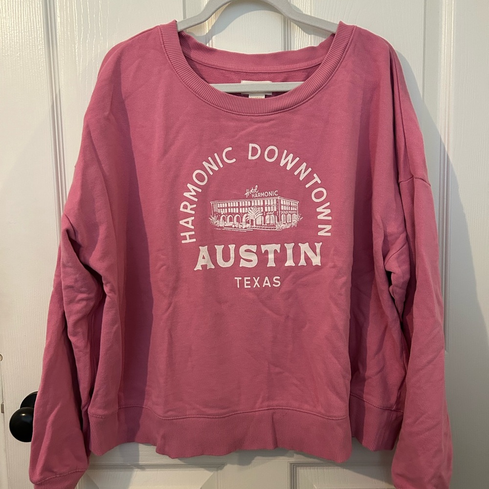 Anthropologie oversized crewneck Austin Sweatshirt